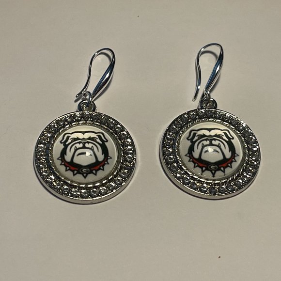 NCAA Jewelry Bulldogs Ncaa Fashion Dangle Rhinestone